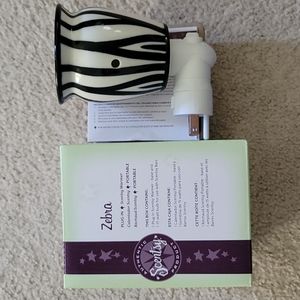 NIB Scentsy plug in - Zebra